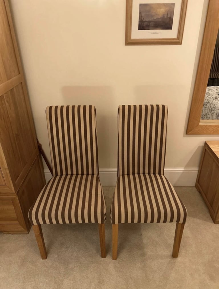 image for Striped Dining Room Chair Set 