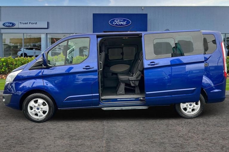 2017 Ford Tourneo Custom Titanium L2 LWB 8 Seat Minibus FWD 2.0 TDCi 130ps Low Roof, NO VAT, AIR ...