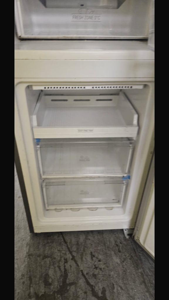 Hotpoint stainless steel fridge freezer. In excellent condition. Working perfectly. 