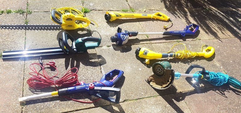 £10 THE LOT. Joblot of trimmers, hedge cutters, strimmers SPARES/REPAIR