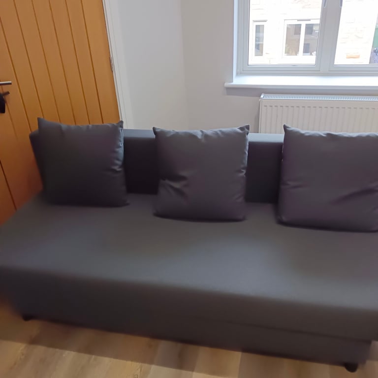 image for IKEA Asarum Sofa Bed in Grey 