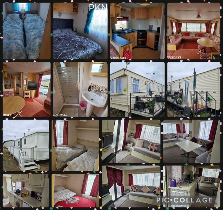 TO LET 2 x 6 berth caravans 