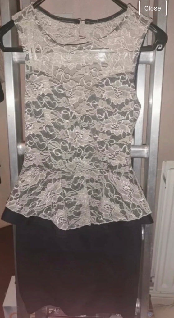 Blue & Lace Backless Dress in Notting Hill, London Gumtree