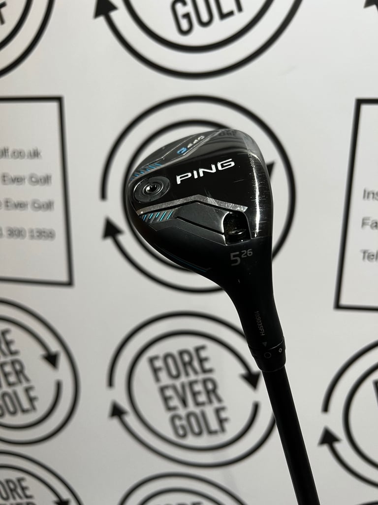 PING G440 5 HYBRID / 26 Deg / RH 70g Reg Flex / GOOD USED
