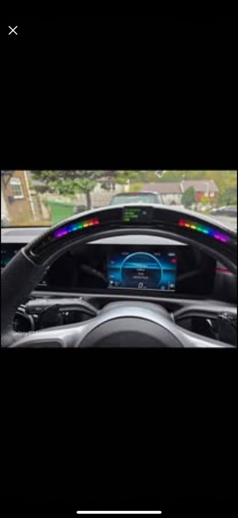 Amg carbon fibre steering wheel 