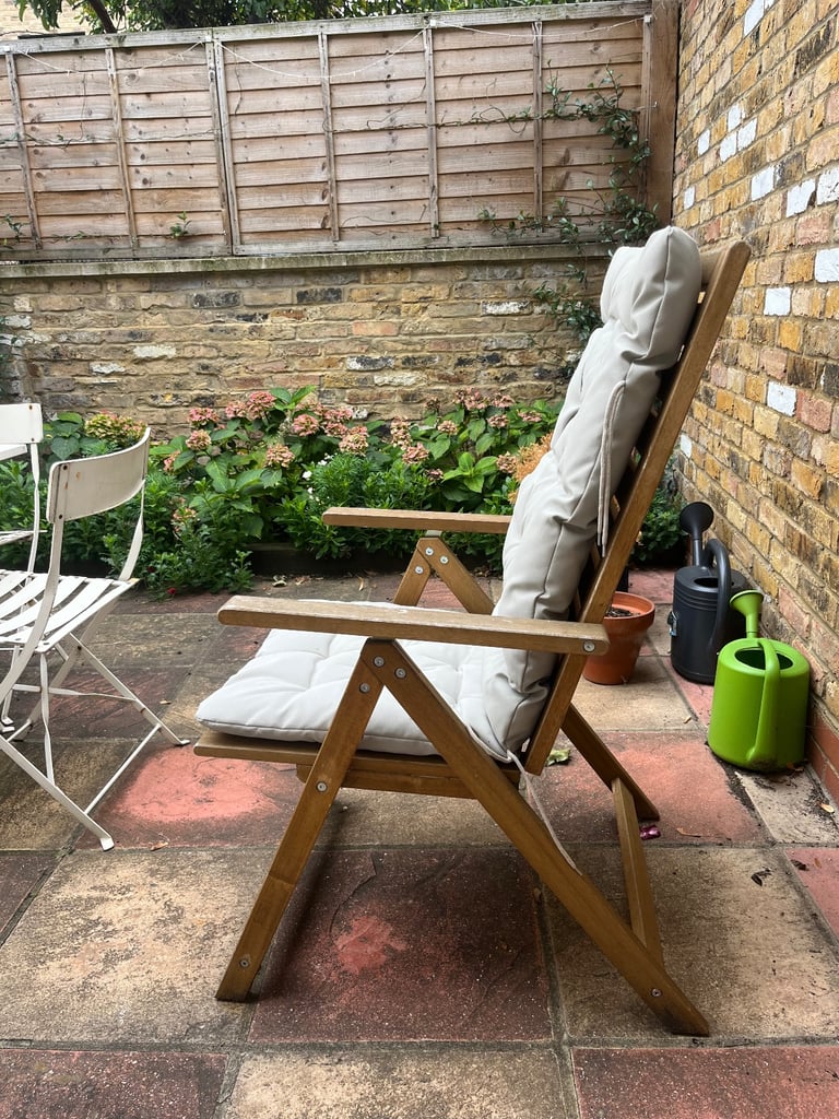 IKEA Nammaro outdoor reclining chair and cushion