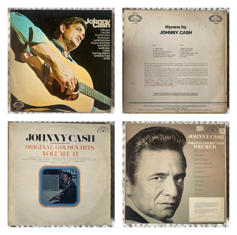 image for Johnny Cash Vintage Vinyl Collection of 19 albums 