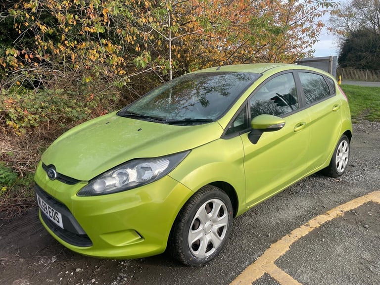FORD FIESTA 1.4 STYLE+ 59 REG GREEN 5 DOOR 12 MONTHS MOT TAX £195 LOW INSURANCE 48+MPG