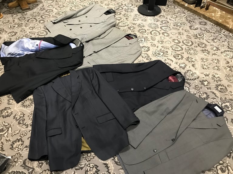 Men’s smart suits bundle or can be bought separately. Offers welcome 