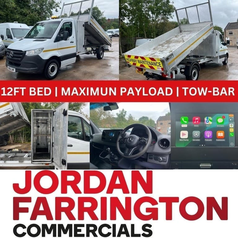 2021 MERCEDES BENZ SPRINTER 315 ALLOY BODY SINGLE CAB TOOL-POD TIPPER EURO 6