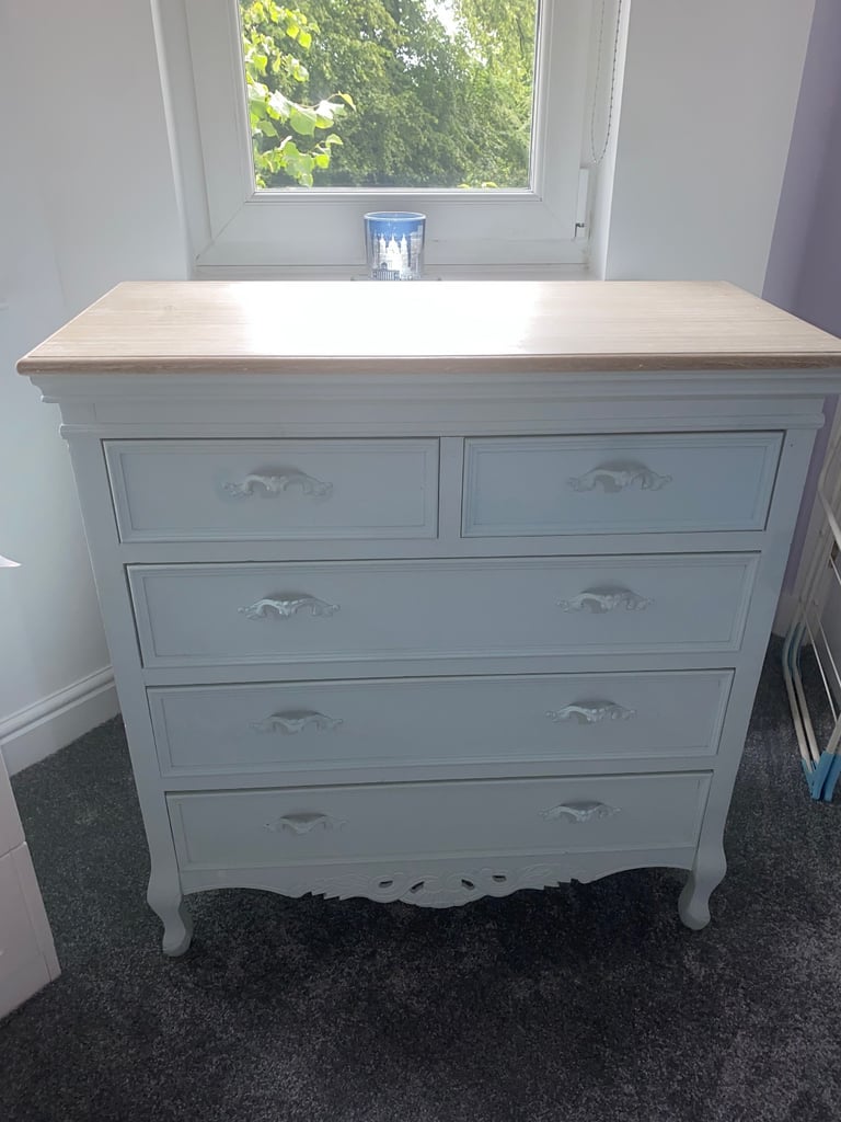 image for Duck egg blue chest of drawers