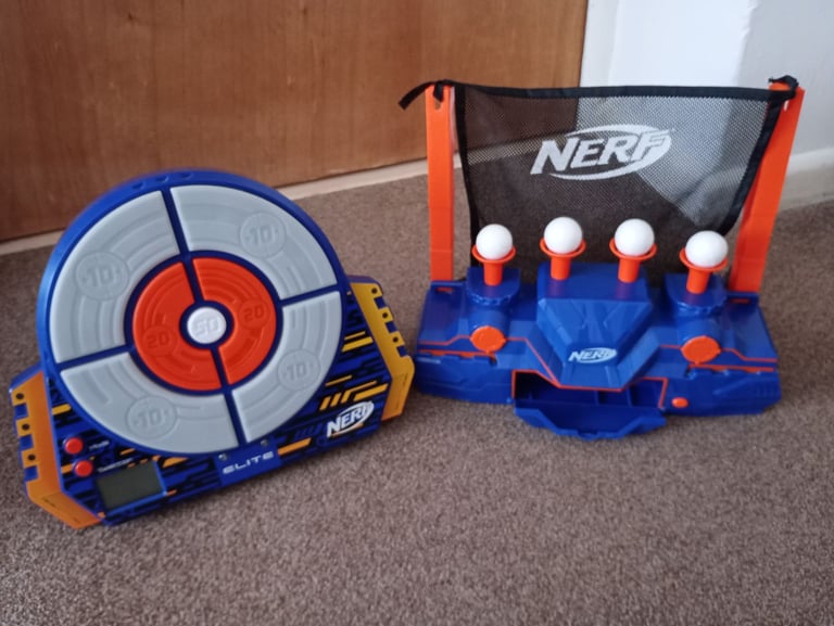 NERF gun bundle. Rhinofire Rare* barely used all new batteries!
