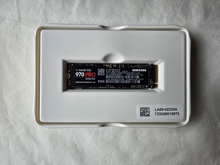 Samsung 970 Pro 512GB + NVMe