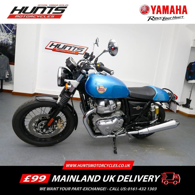 image for 2023, '23 Royal Enfield Interceptor 650. ONLY 989 MILES. Superb Value £3,995