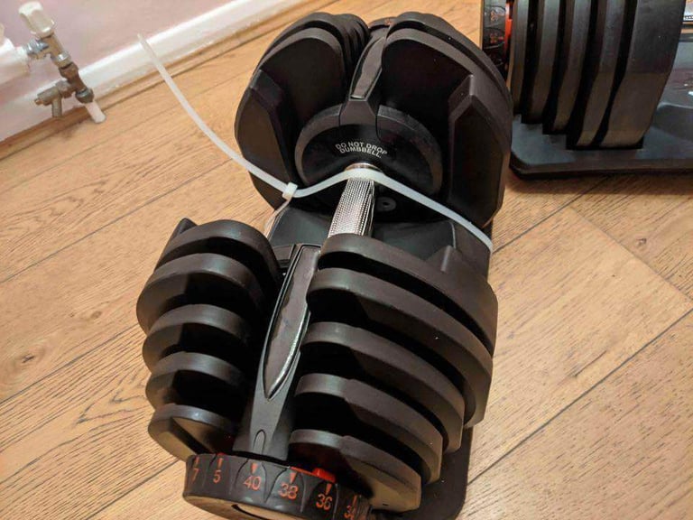 BRAND NEW Pair of 40kg Adjustable Dumbbells (x2 80kg total)