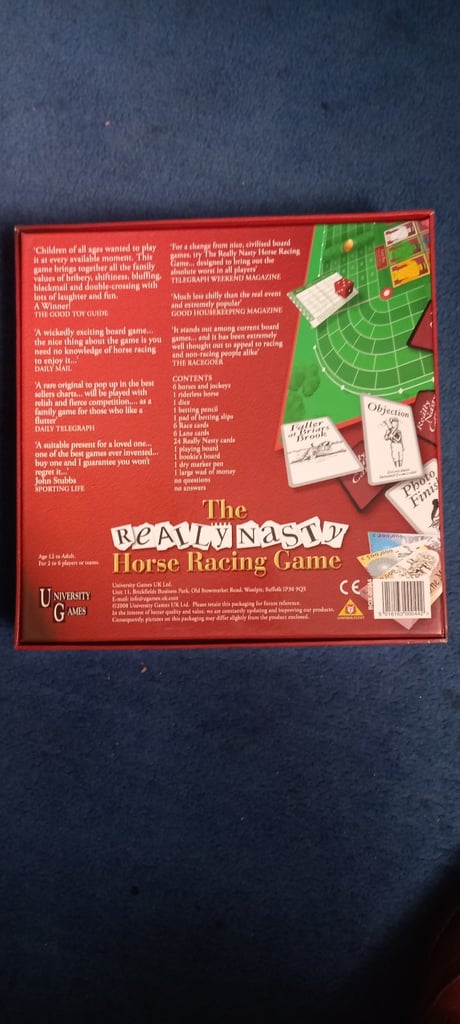 Really Nasty Horse Race, a board game
