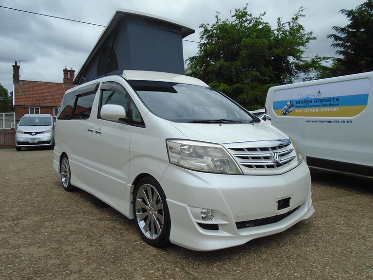 2008 TOYOTA ALPHARD CAMPER VAN,MOTORHOME,~OFF GRID SOLAR~FRIDGE/FREEZER~ULEZ