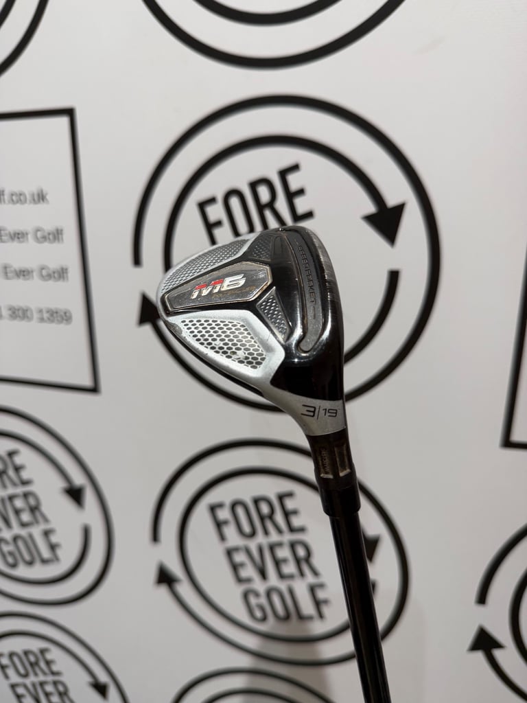 TAYLORMADE M6 3 HYBRID / 19 Degree / RH 70g Stiff Flex / OK USED