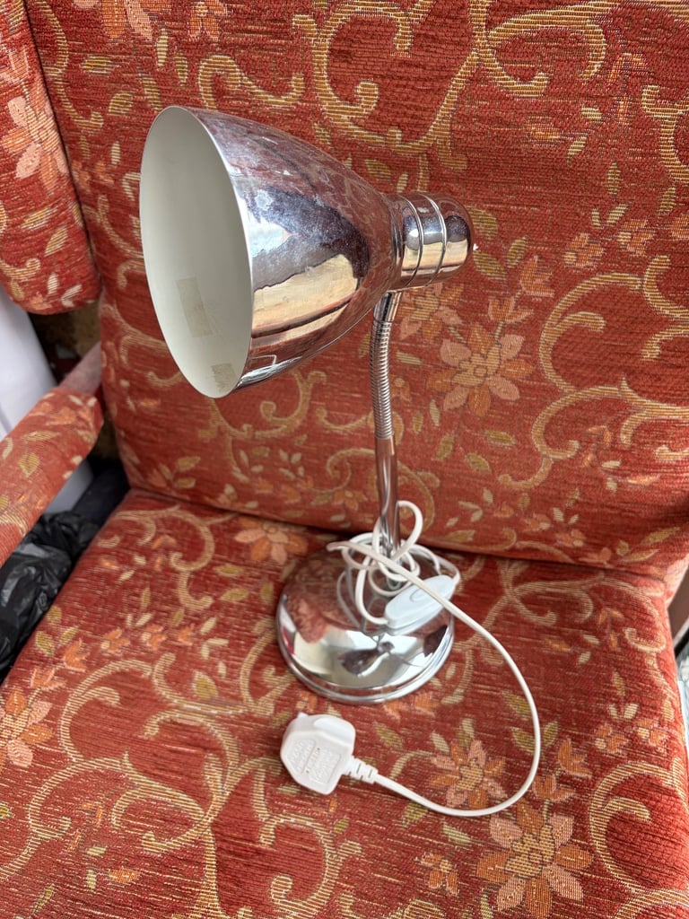 image for Crome adjustable angle poise lamp 
