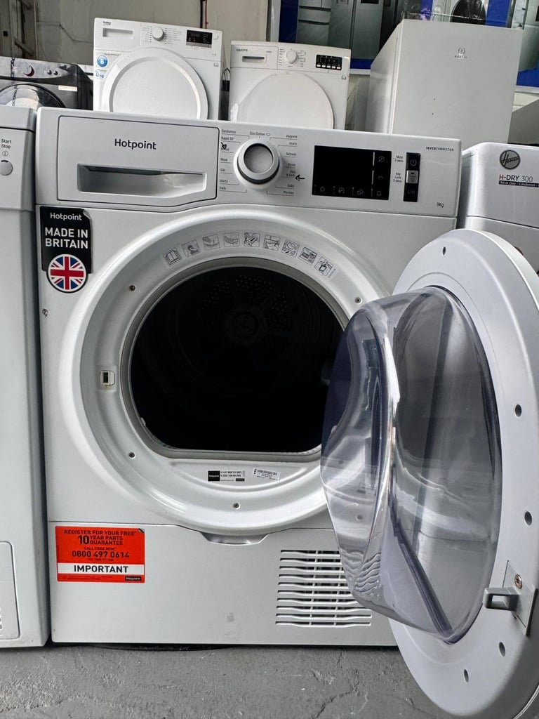 Hotpoint 9 kg Condenser Tumble Dryer-Free Same Day Delivery