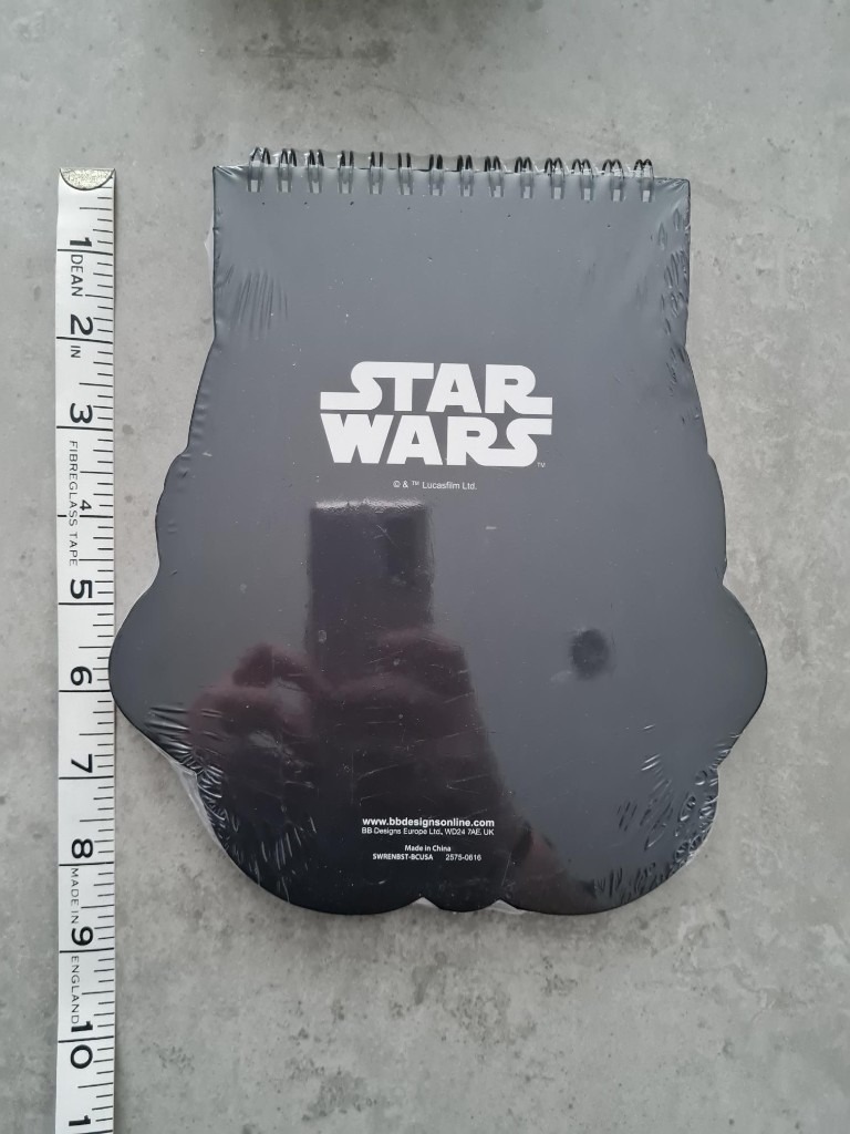 Star Wars Lined Notepad (White)
