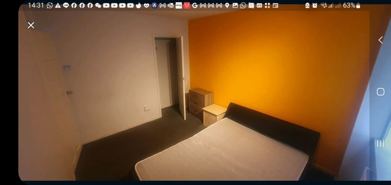 Clean double room, no deposit all bills inclusive B19