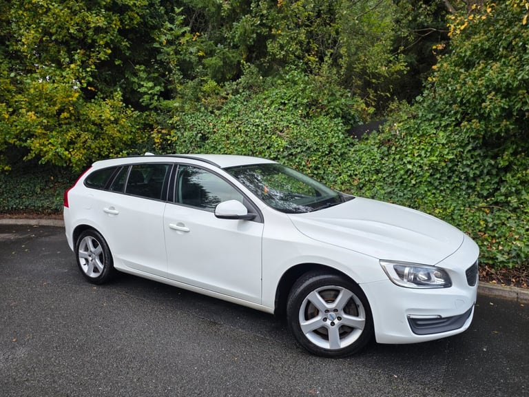 2018 VOLVO V60 2.0 D3 150 EDRIVE EURO6 ESTATE WHITE DIESEL MANUAL SE EX POLICE 