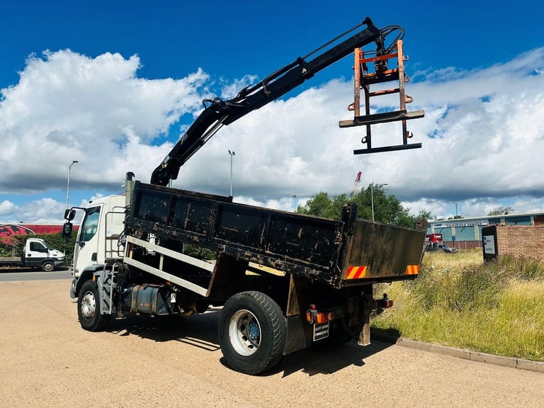 DAF LF 55 220 2008 (58) 18 TON TIPPER GRAB, HIAB 099 CRANE