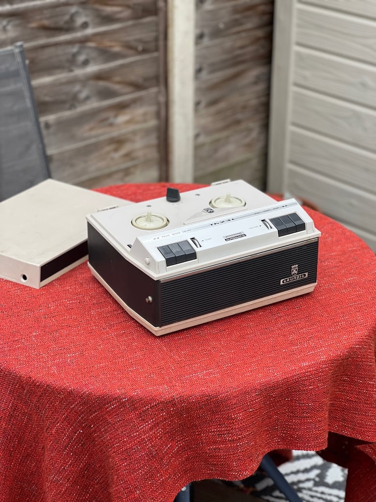 Grundig TK23 Deluxe Vintage Valve Reel to Reel Tape Recorder - Fully Working