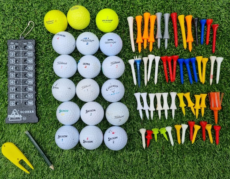 SKYMAX 3-SW, woods 1-3-5, Vantage soft-face putter, SKYMAX trolley bag & EXTRA's