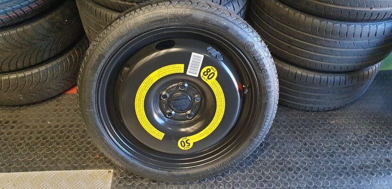 Audi VW Skoda Seat Space Saver Spare Wheel T125 70 18 Continental PCD 5 x 112