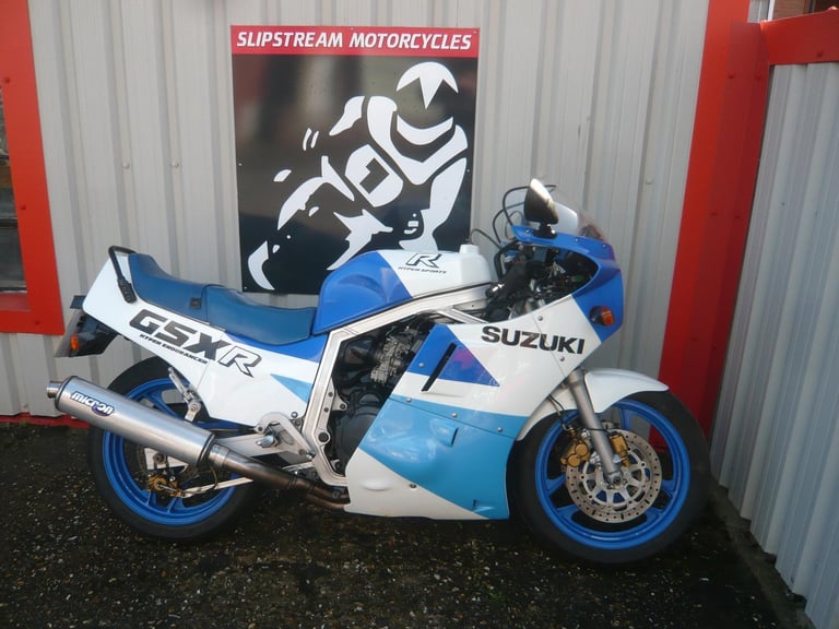 Suzuki GSXR 750 1987 CLASSIC SPORTS BIKE SLABSIDE 1100 SLINGSHOT WP BLADE R 900