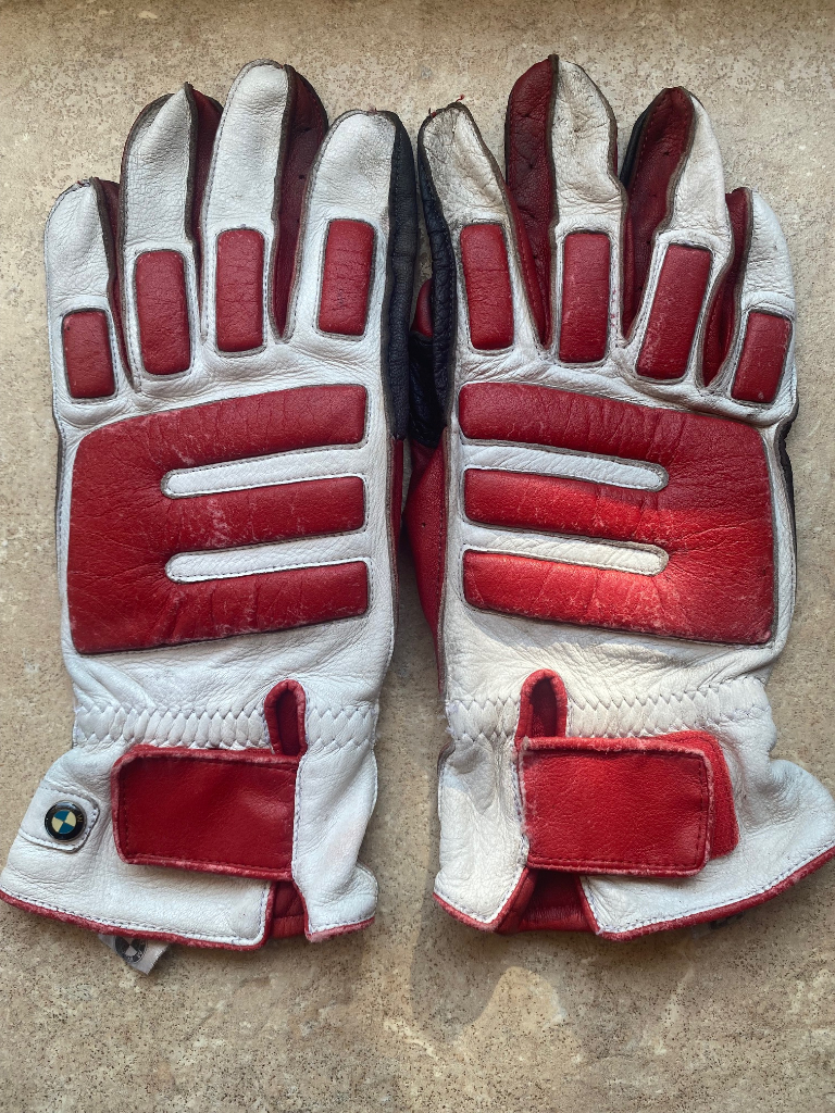 image for BMW leather motorcycle gloves Unisex Size - small 8.5