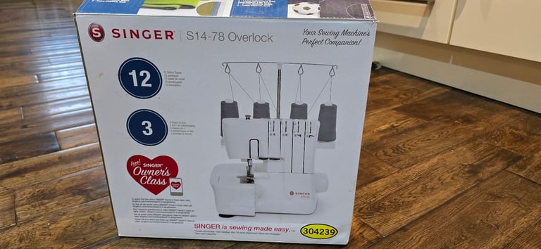 Singer Overlocker Sewing Machine (S14-78 Overlock)k