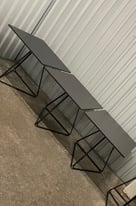 £50 Each Black Square Wood Table 