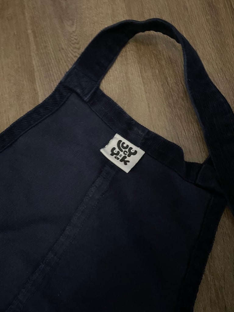 Lucy & Yak navy dungarees 