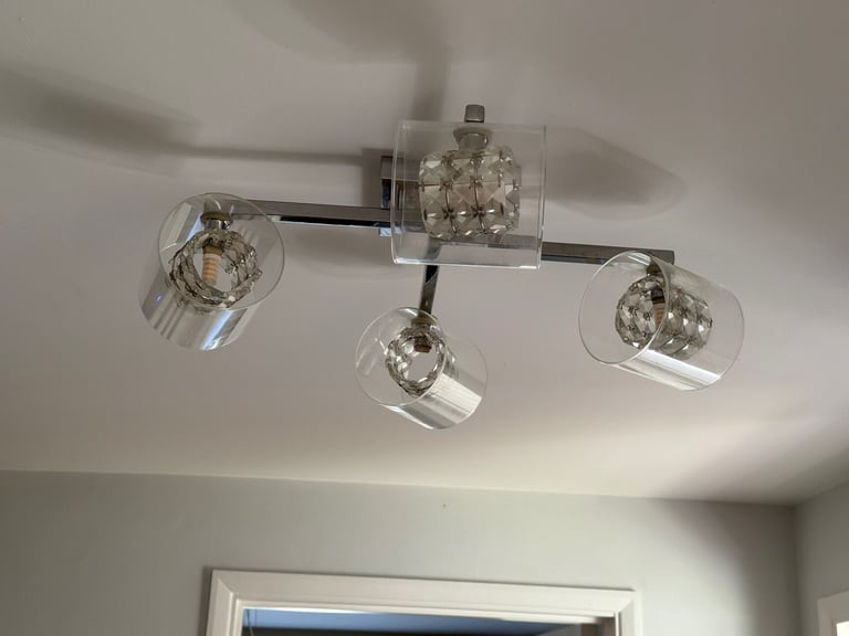 image for Excellent condition Schuller silver crystal led light