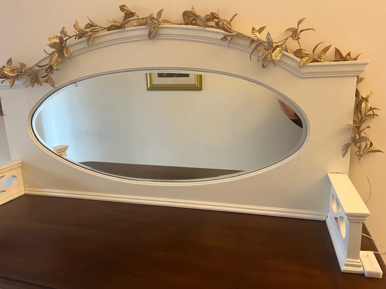 Antique mirrored sideboard