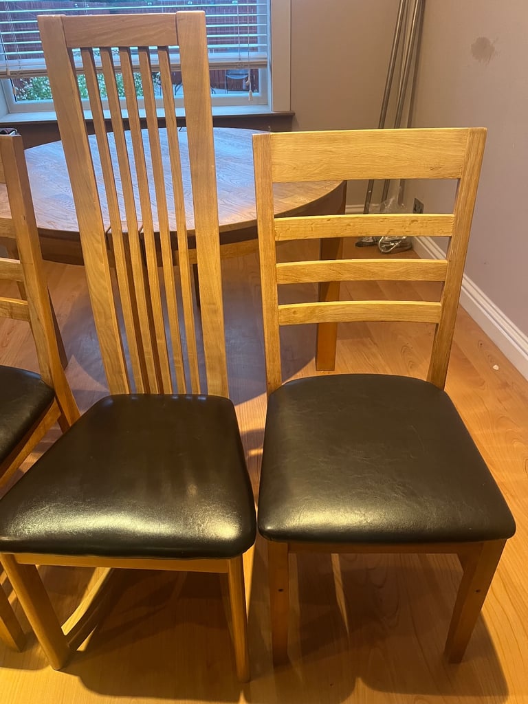 Dinning room table and chairs. 