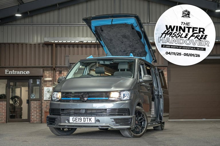 VW Transporter T6 Metallic Grey 2019 Short Wheel Base Petrol Campervan