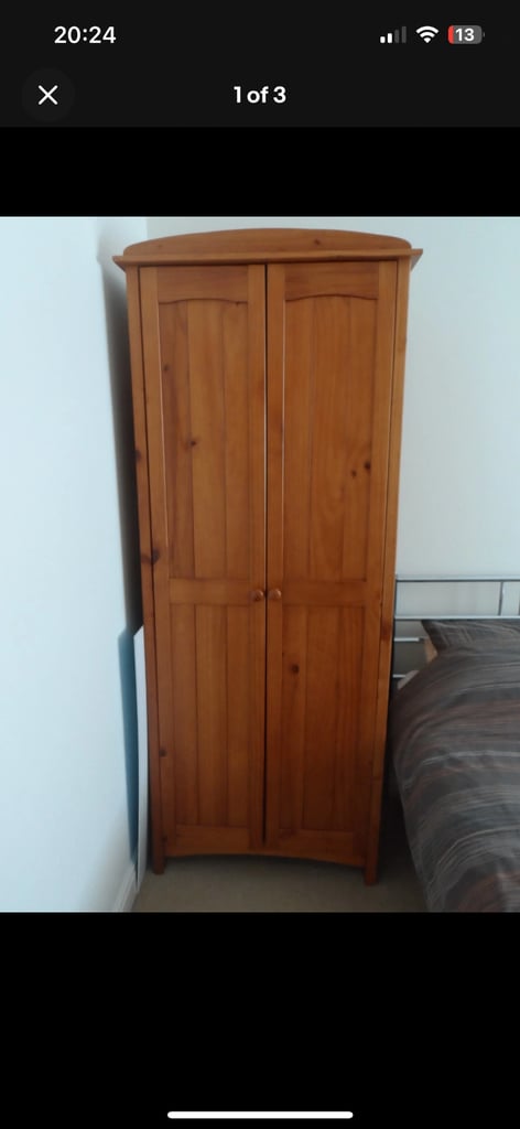 Pine wardrobe