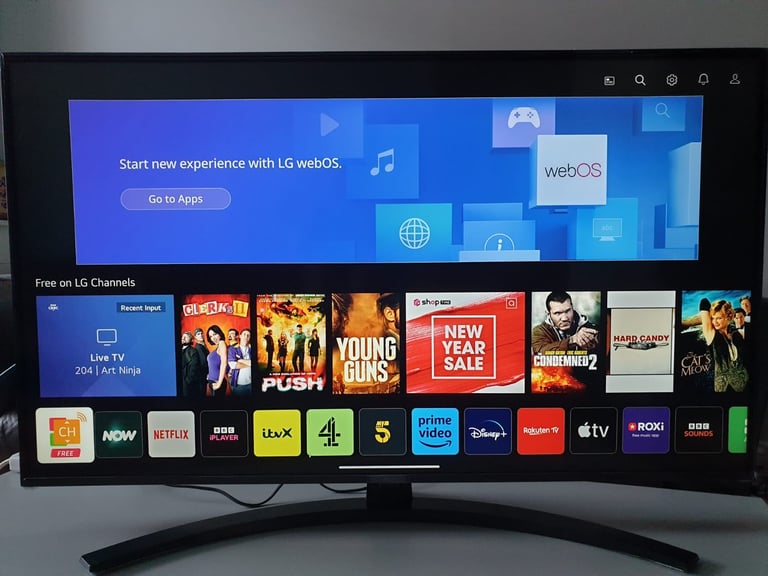 LG Smart 4K UHD 43inch HDR Tv with Alexa and Google Assistant builtin 