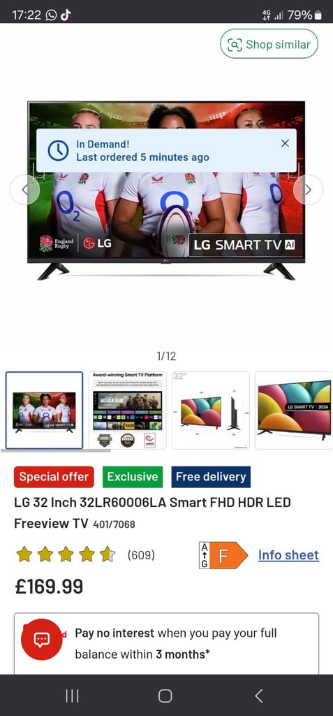 image for 32 inch lg smart tv 