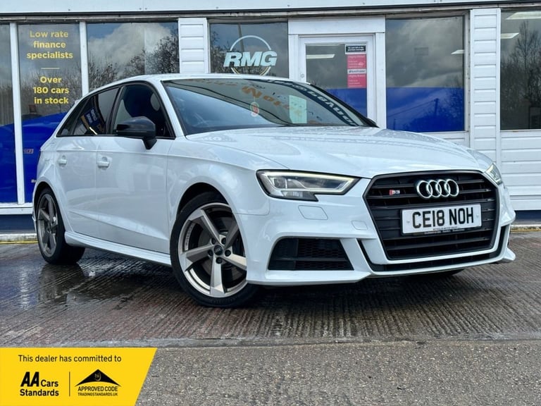 2018 Audi S3 2.0 TFSI Black Edition Sportback 5dr Petrol S Tronic quattro Euro 6 (s/s) ( Hatchbac...