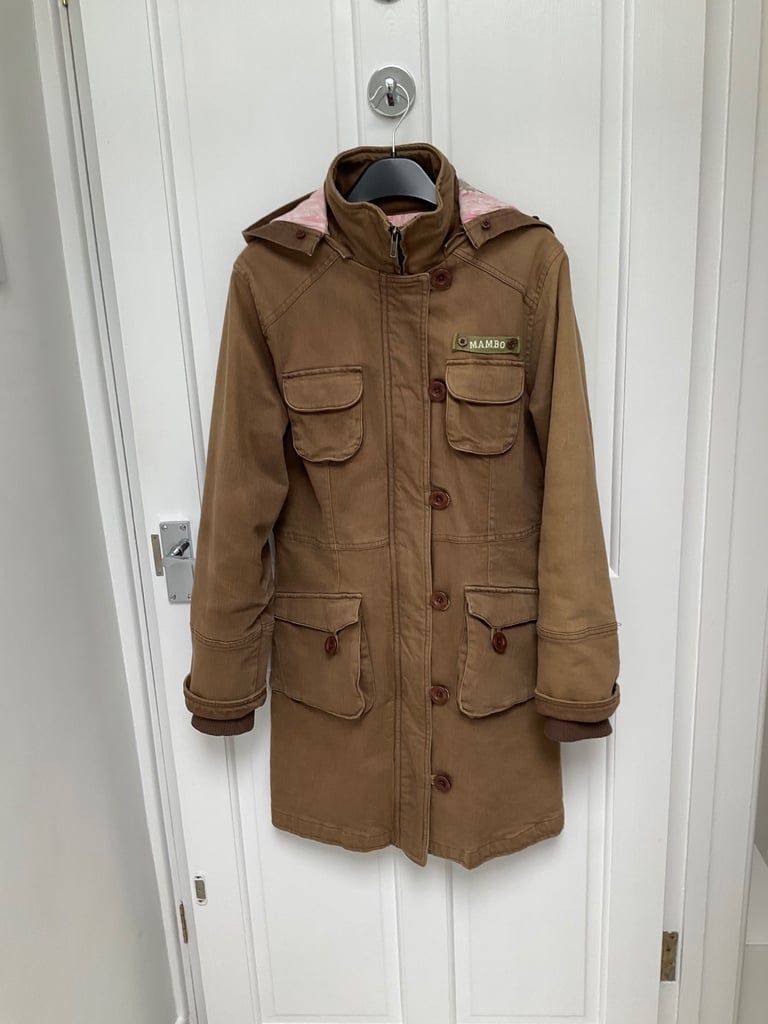 image for Ladies Mambo Goddess size 10 winter coat with detachable faux fur collar & detachable hood £10