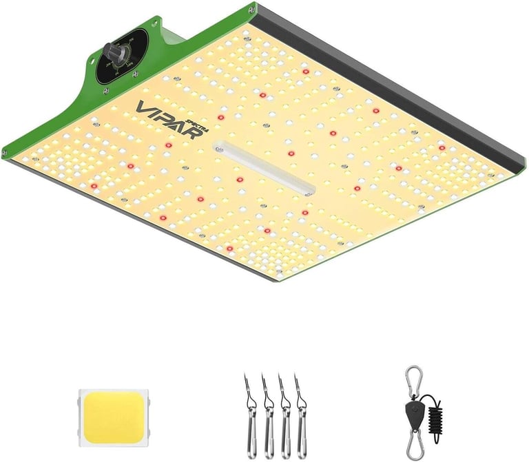 2 x Grow lights and 1x tent VIPARSPECTRA P1000, P600 + 2 free seedling heat mats!
