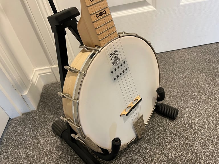 Deering Goodtime 5 String Open Back Banjo with Kavango Pickup