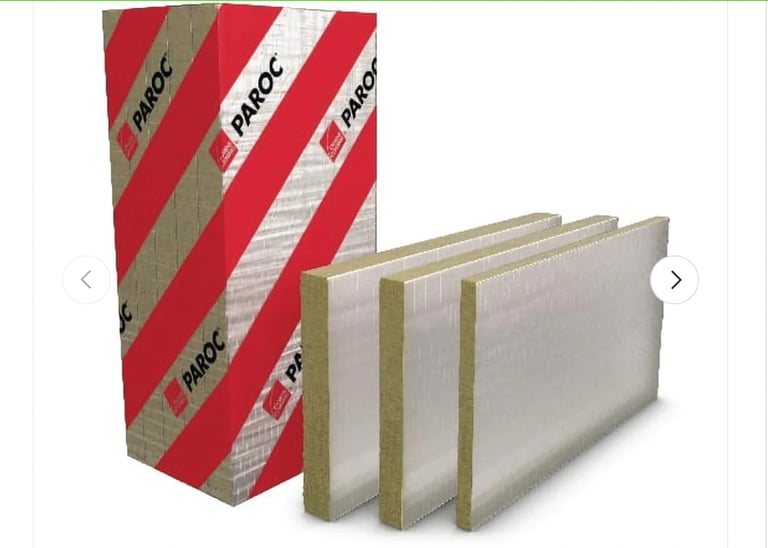 image for 1 Pack rockwool with 8 slabs with alucoat