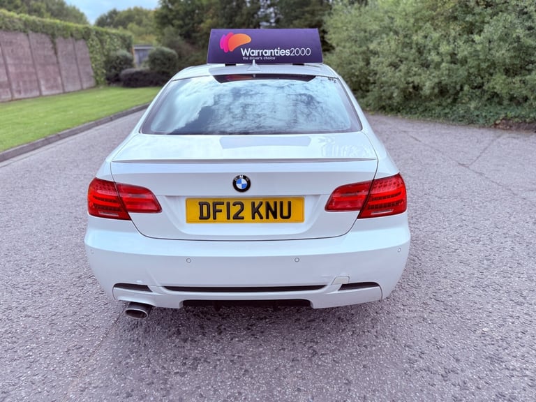 2012 12 BMW 320D 2.0 SPORT PLUS 6 SPEED MANUAL COUPE STUNNING PEARL WHITE 