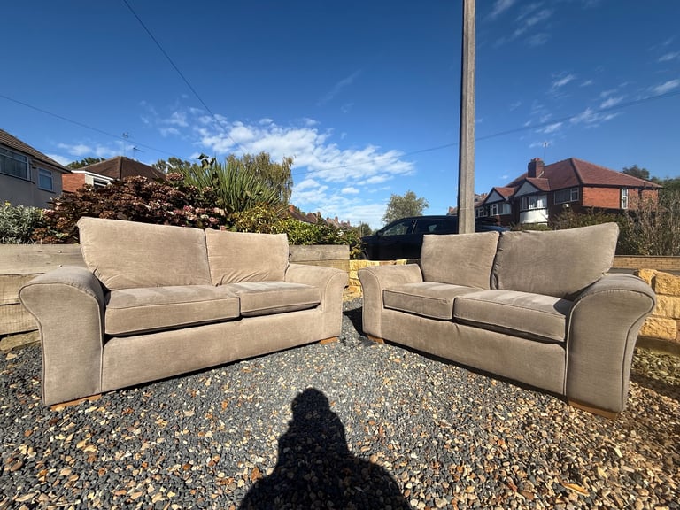 Beige Next 3&2 Sofa Set 